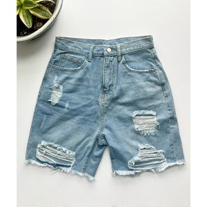 🛍 NWT Romwe Ripped Boyfriend Shorts